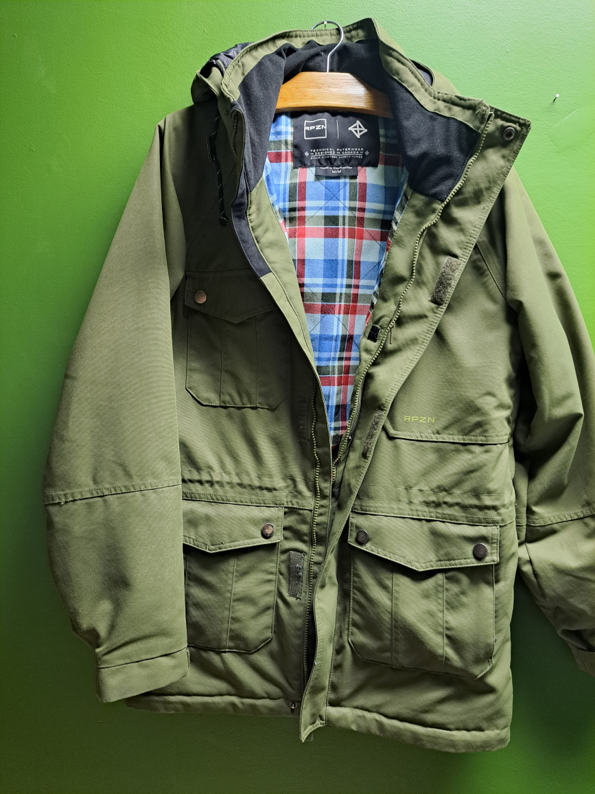 Rip Zone Army Green Winter Jacket