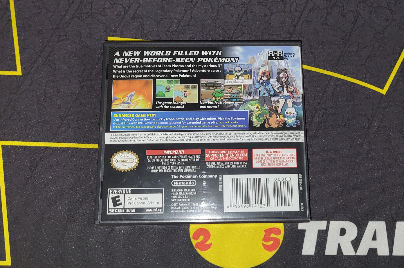 🆕️Sealed. Pokémon Black Version DS+Protector🆕️ - photo 2