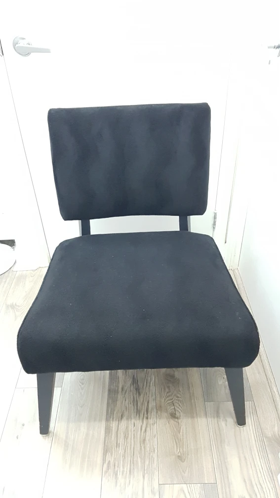 Black Velvet Chair