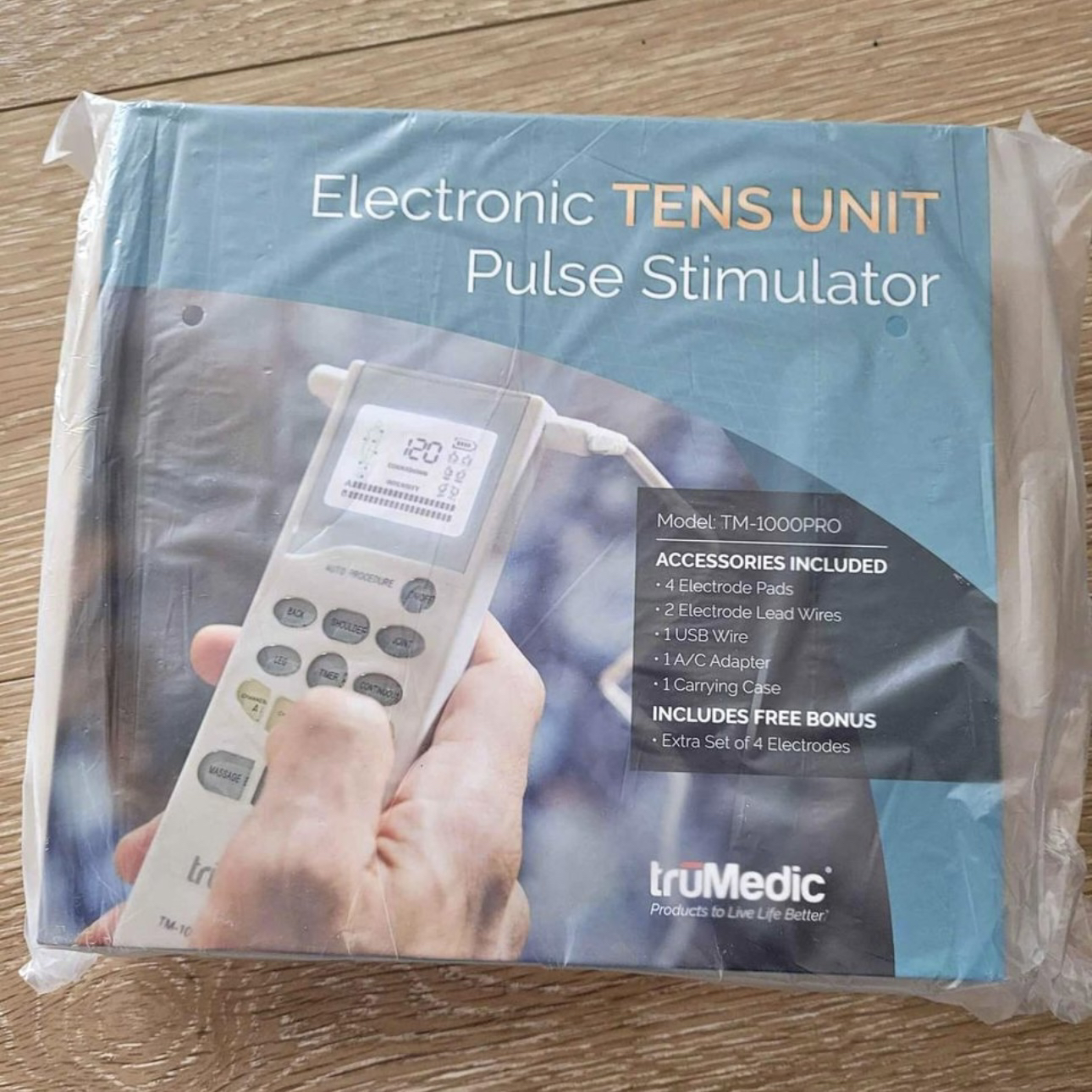 truMedic 1000PRO Deluxe TENS Unit Electronic Pulse Massager thumbnail