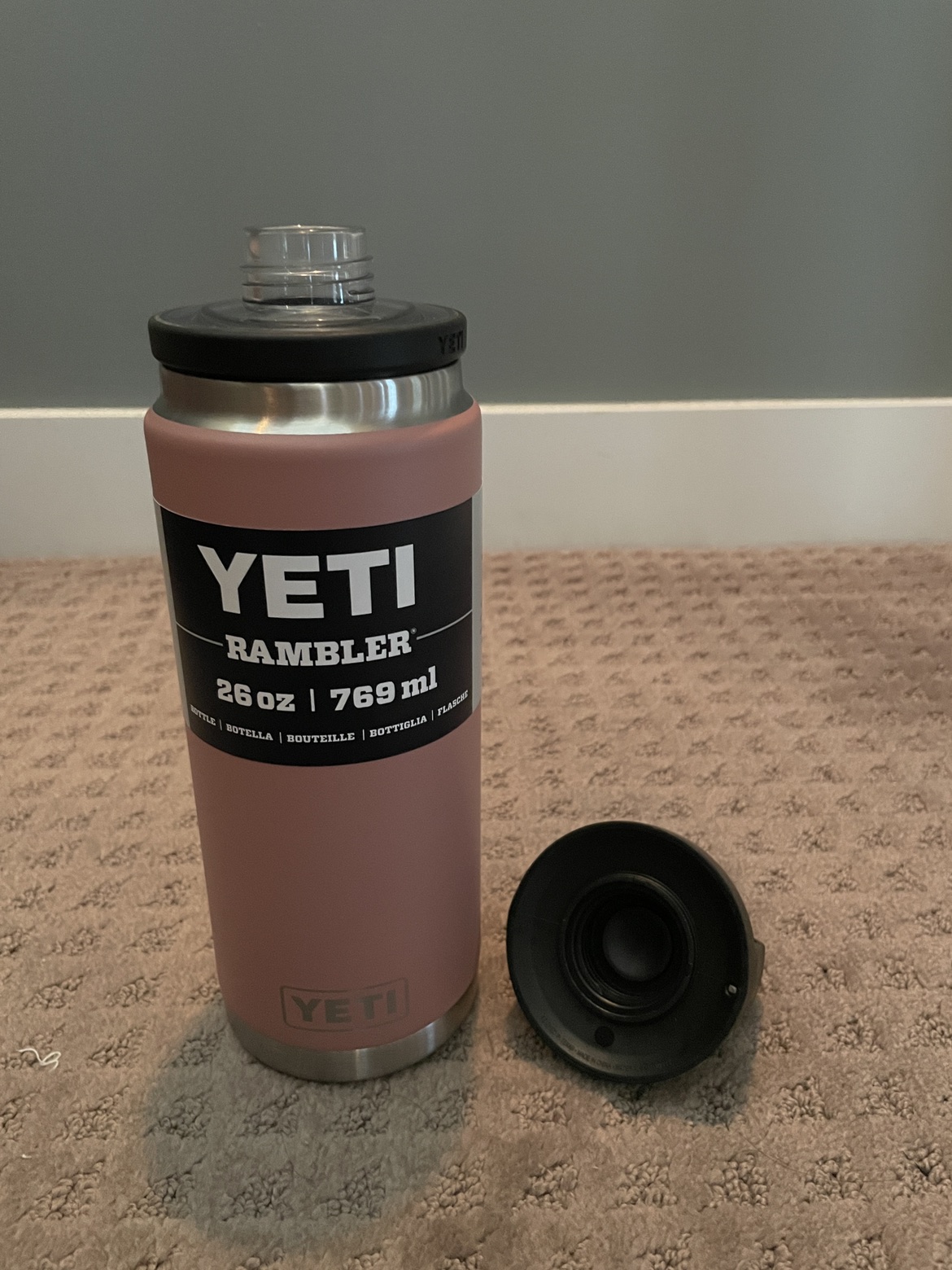 Water bottle Rambler Bottle with chug cup image indicator(2)