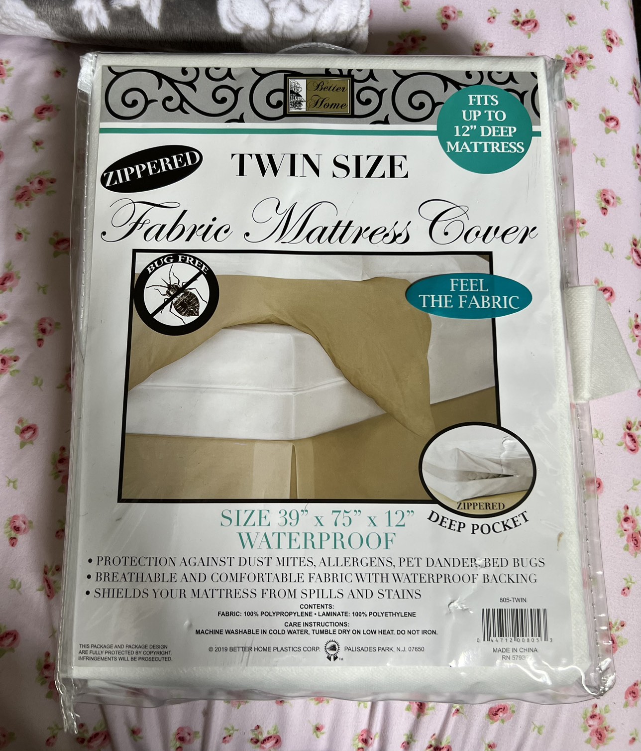 Twin mattress bed cover