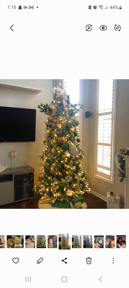 9 foot Flock Christmas Tree - photo 2