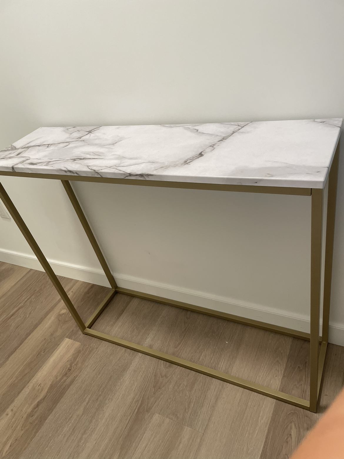 White Marble Console