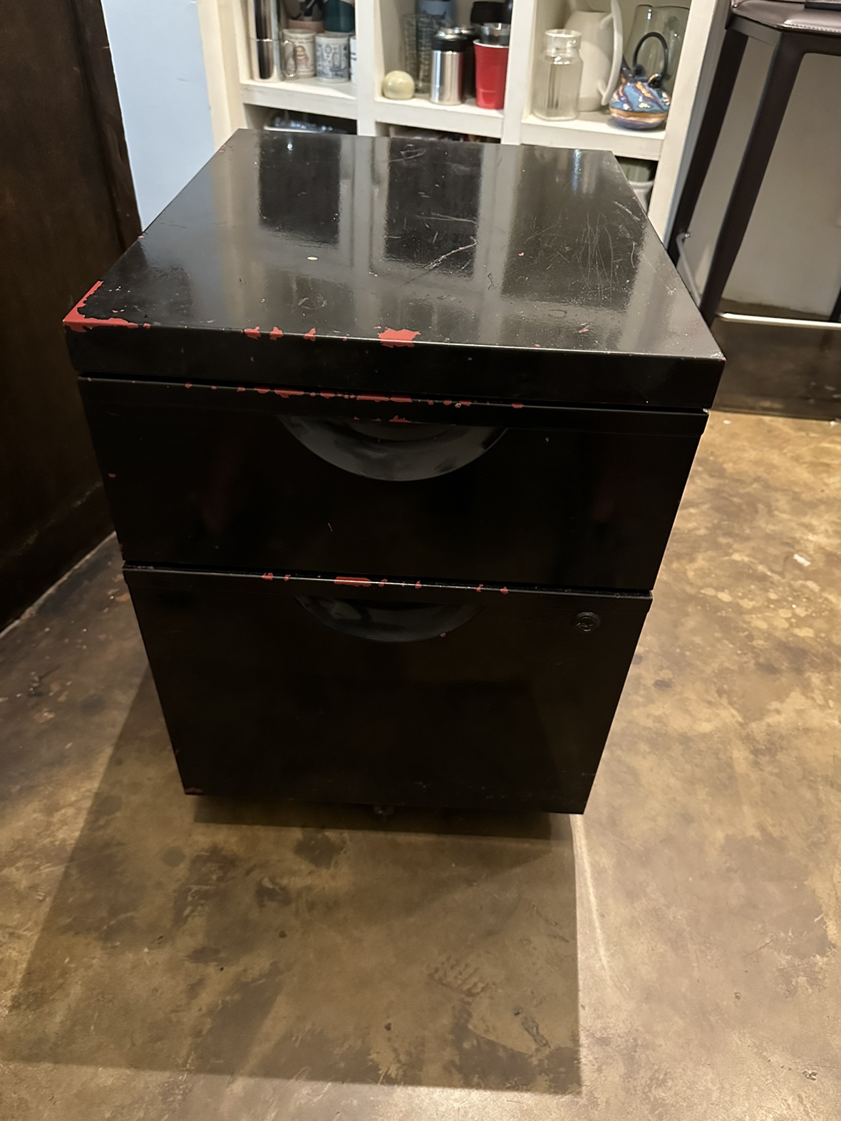 small filing cabinet