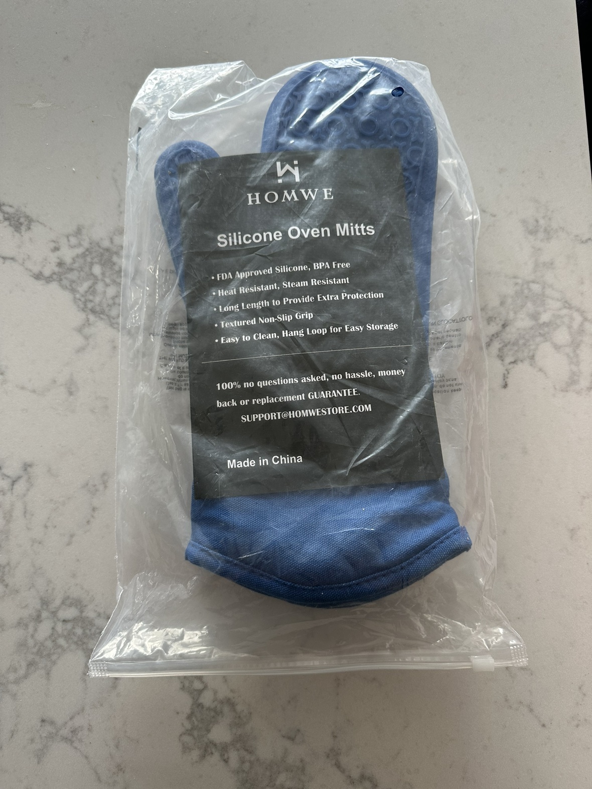 Silicone oven mitts - photo 3