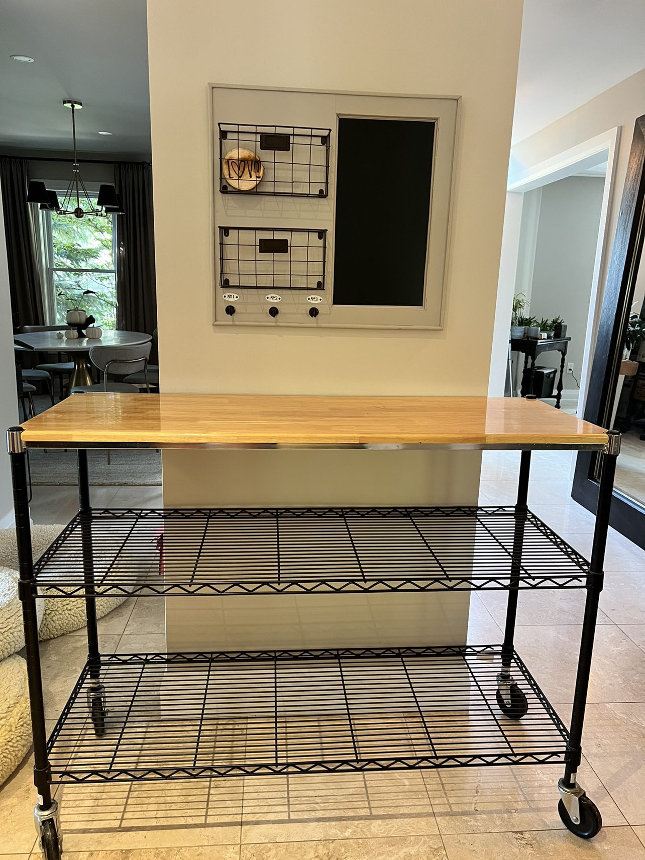 Storage Shelf on Wheels