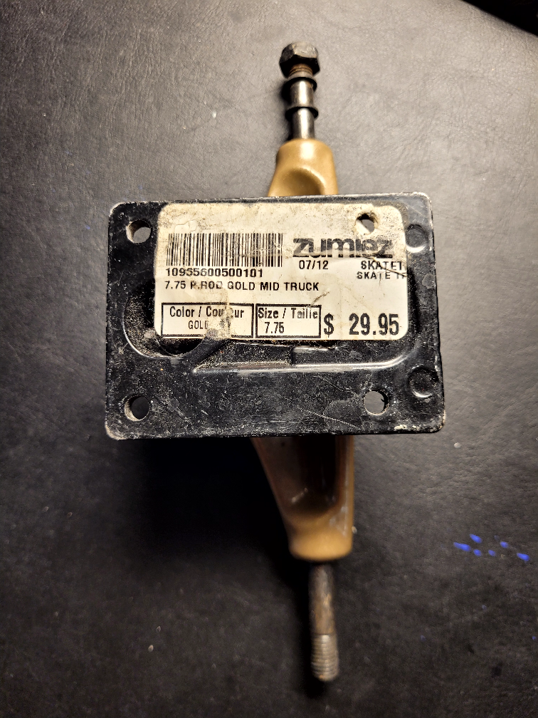 Skateboard Trucks - 7.75 Paul Rodriguez Gold Truck - FROM 2012 image indicator(2)