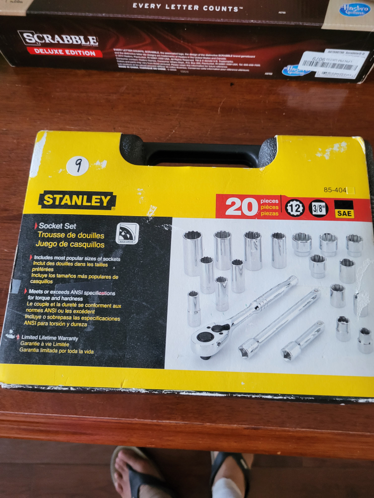 Stanley Socket set 20 pieces