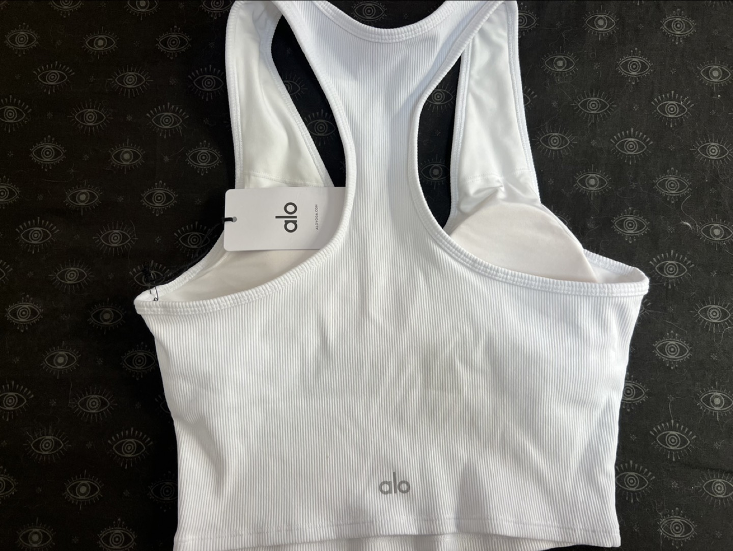 Goddess Ribbed Cropped Racerback Tank - photo 2