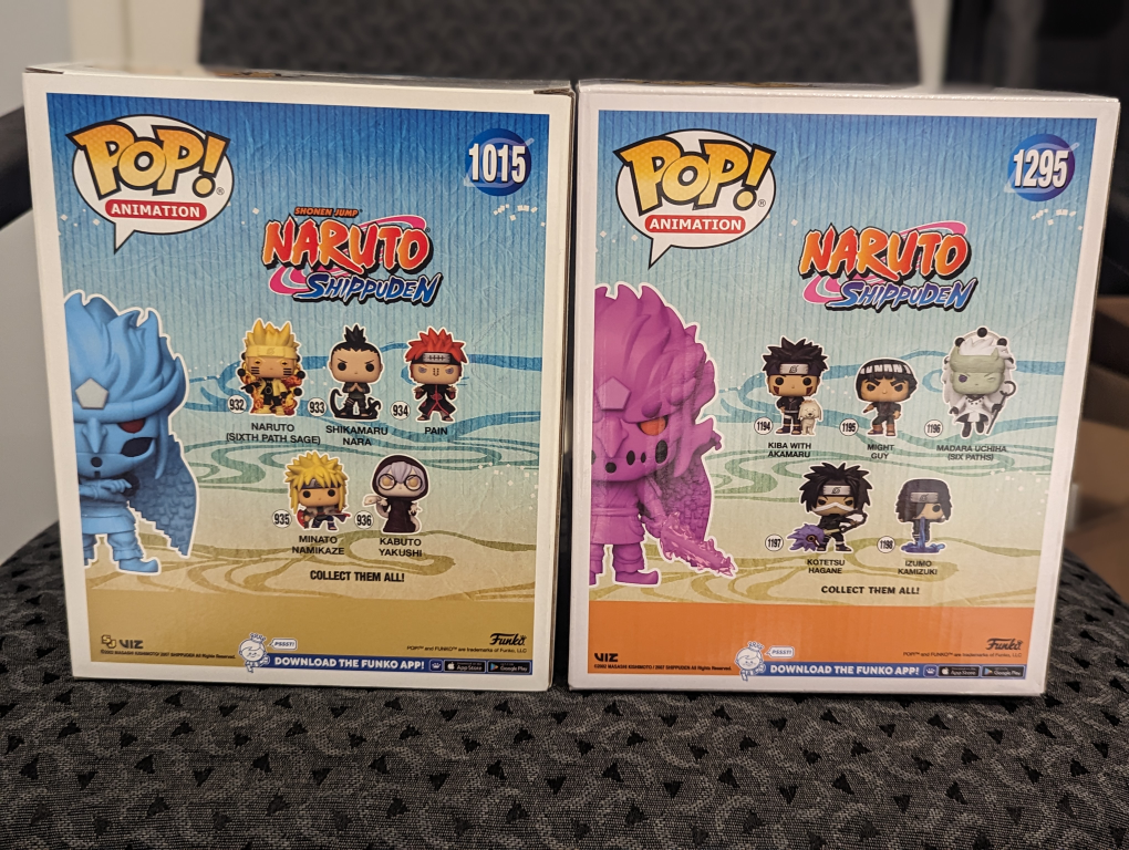 Selling Naruto Kakashi & Sauske Perfect Susano'o 6" Funko pop image indicator(3)