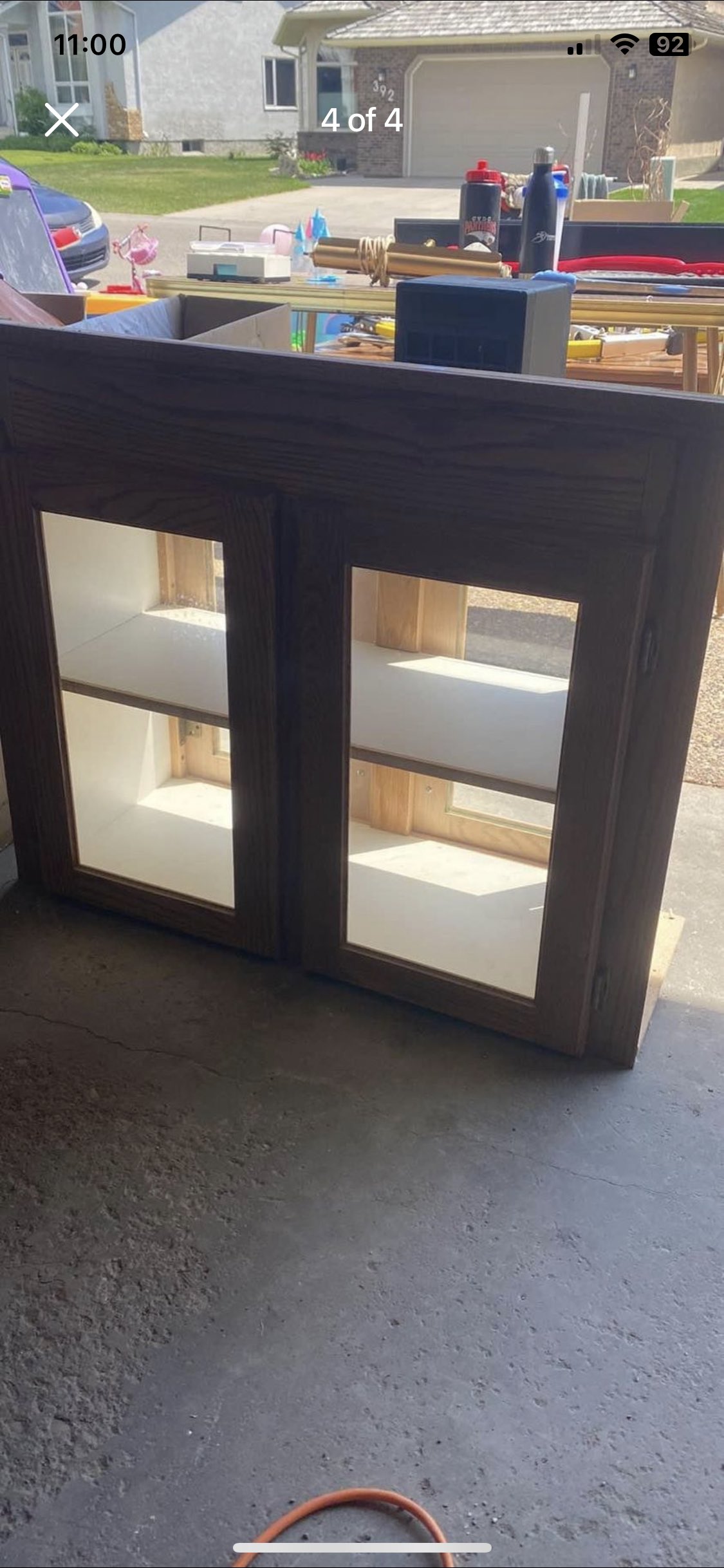 Kitchen Cabinet - Double sided with glass doors - photo 3