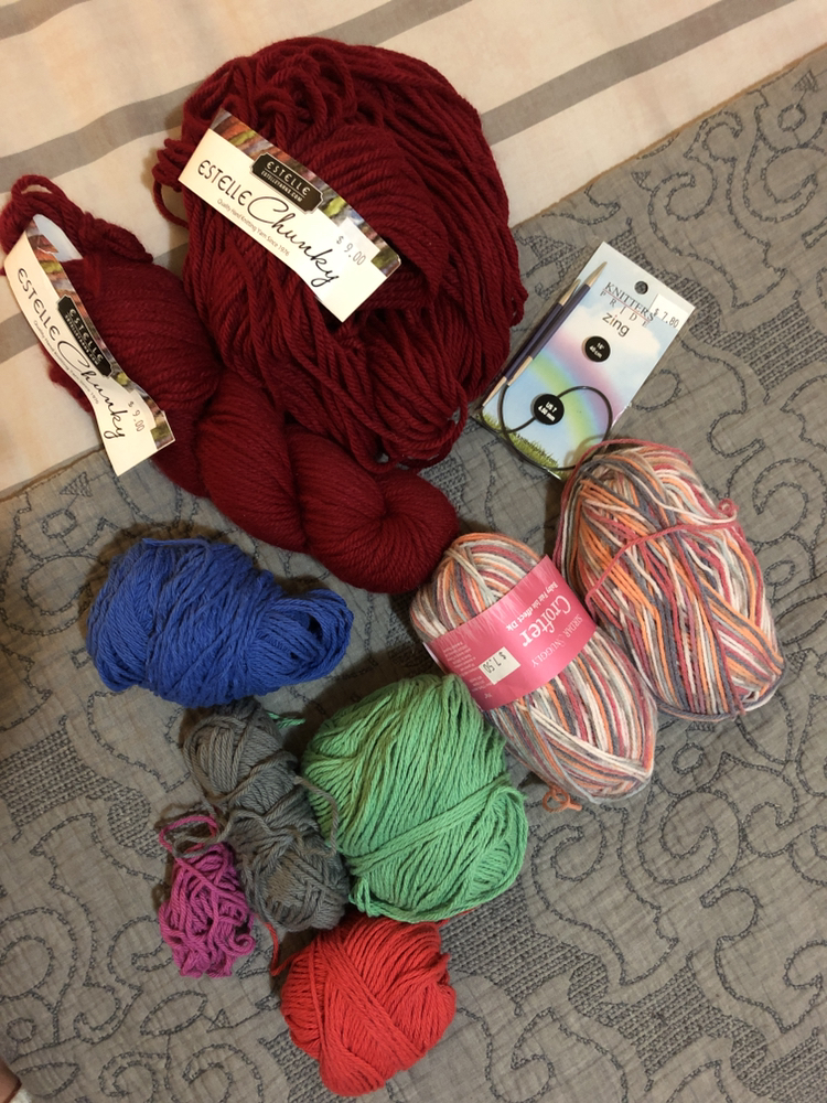 Wool and cotton Yarn- small collection
