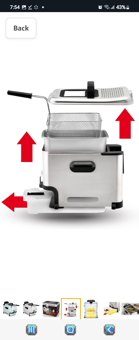 T-fal Ultimate EZ Clean Deep Fryer image indicator(2)