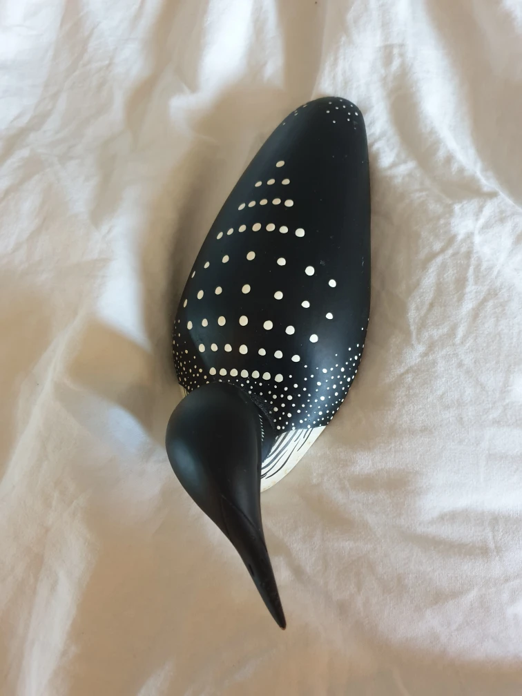 Wooden Carved Loon Decor - photo 4