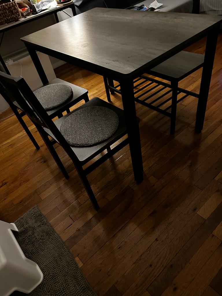 Table and Chairs Dining Set 4 Piece Set - photo 3