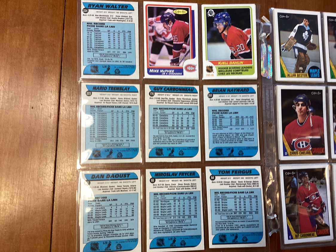 1980’s OPEE CHEE HOCKEY CARDS MAPLE LEAFS & CANADIENS image indicator(2)