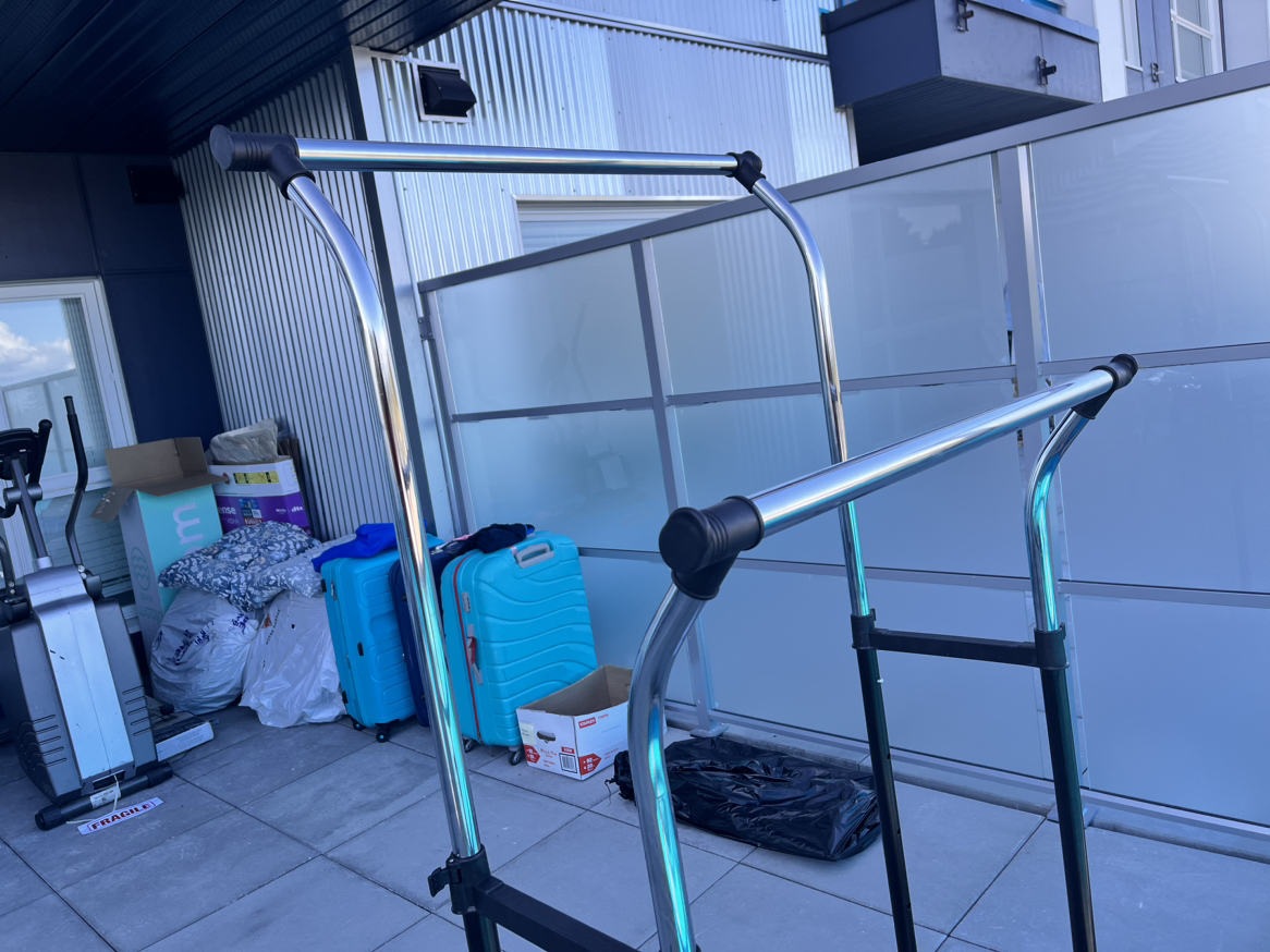Adjustable double rod GARMENT RACK (clothing rack) - photo 4