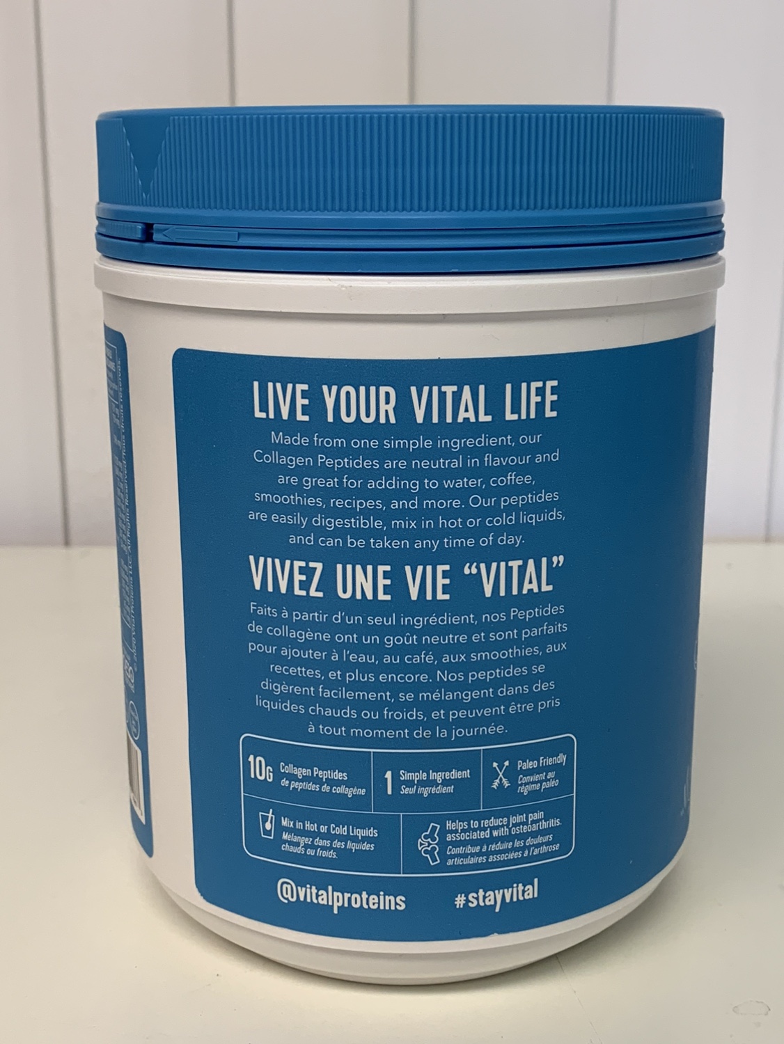Vital Proteins Bovine Collagen Peptides, Unflavoured 567g - photo 4