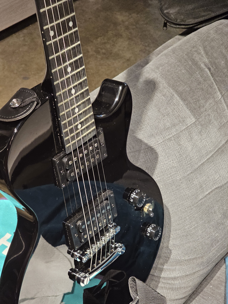 Guitar, Case, and Mini Amp!