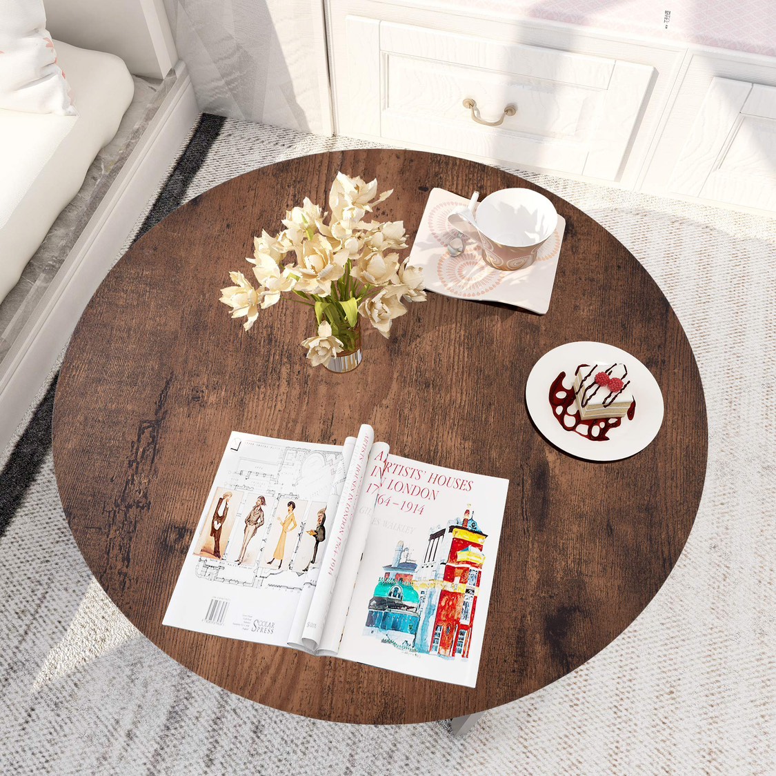 Rounded Coffee Table tea table - photo 2