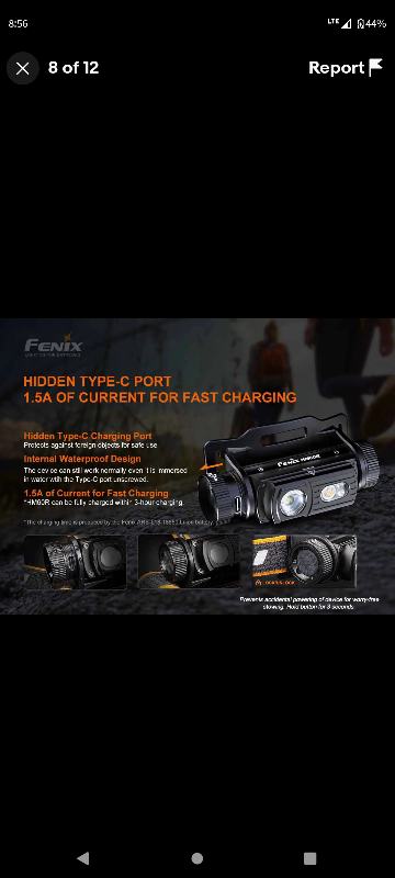 Fenix TK16 head lamp - photo 5