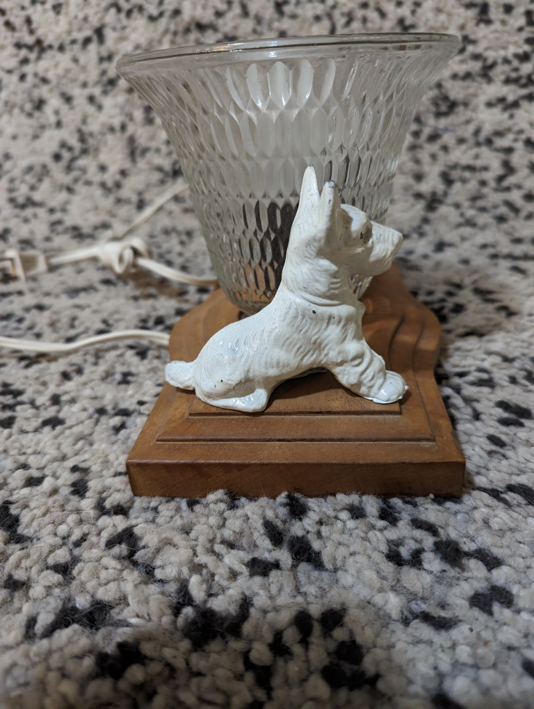kitschy dog lamp - photo 2