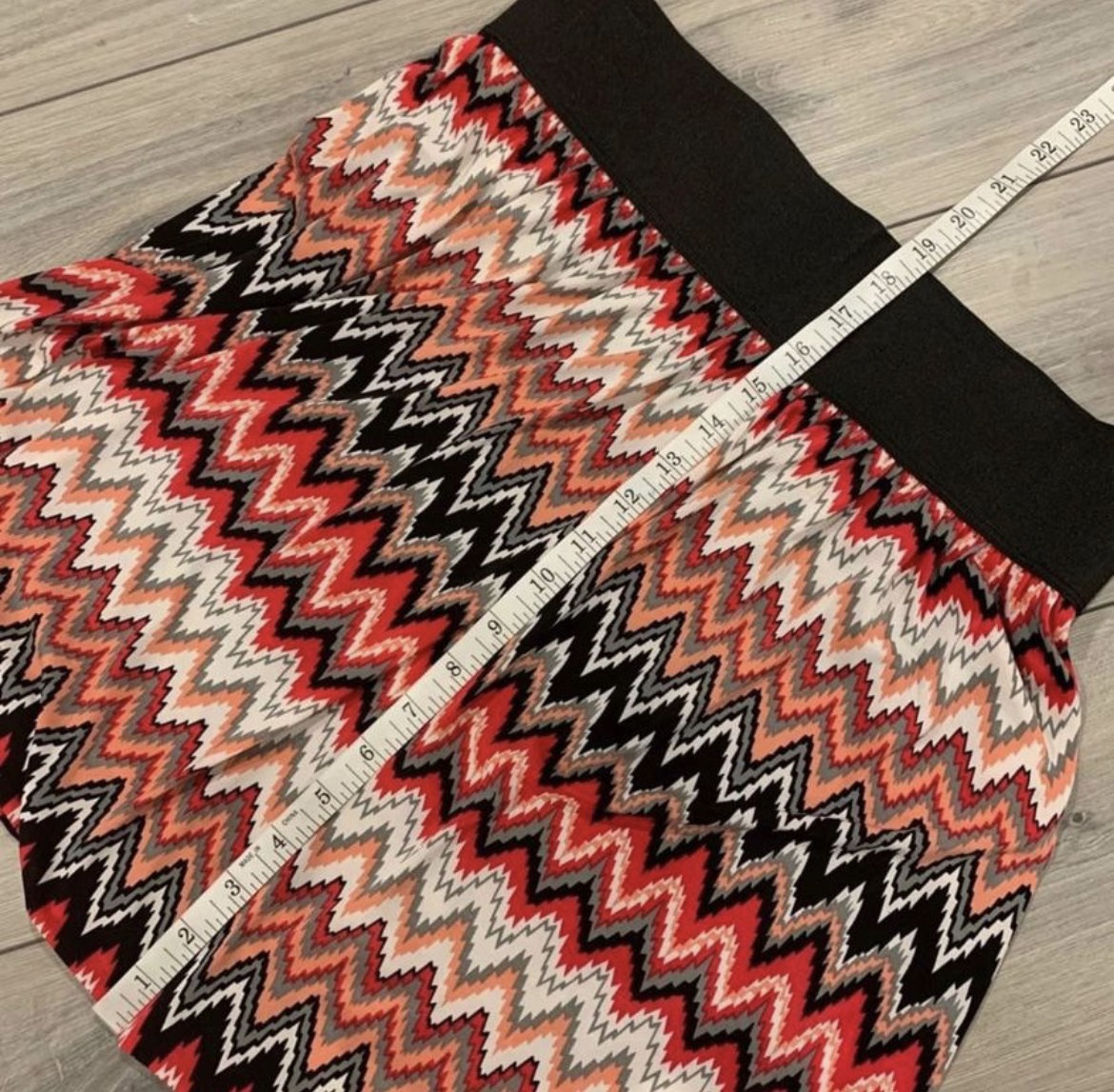 Chevron Bubble Skirt sz L - photo 4