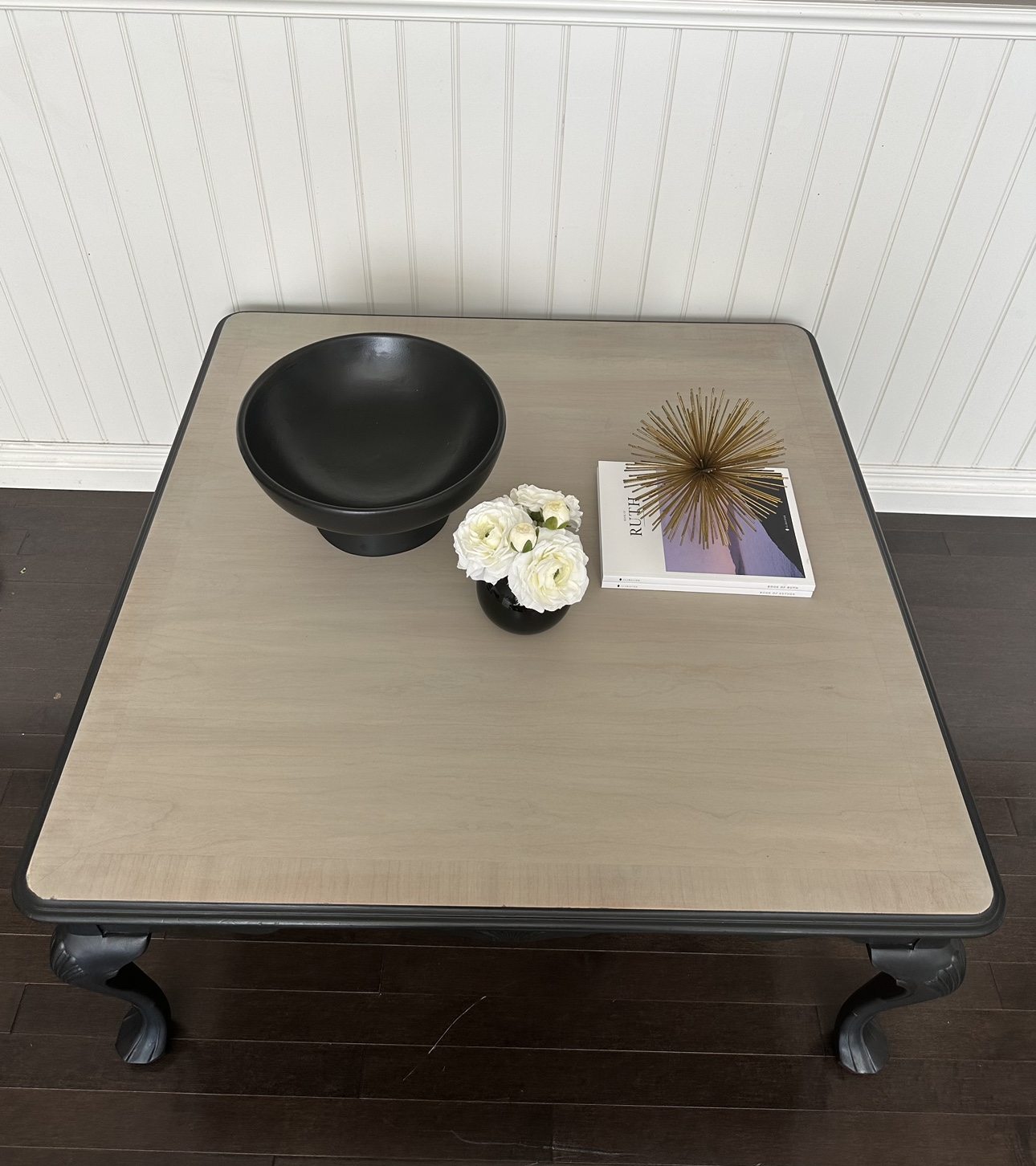 Square Refinished Wood Coffee Table - photo 3