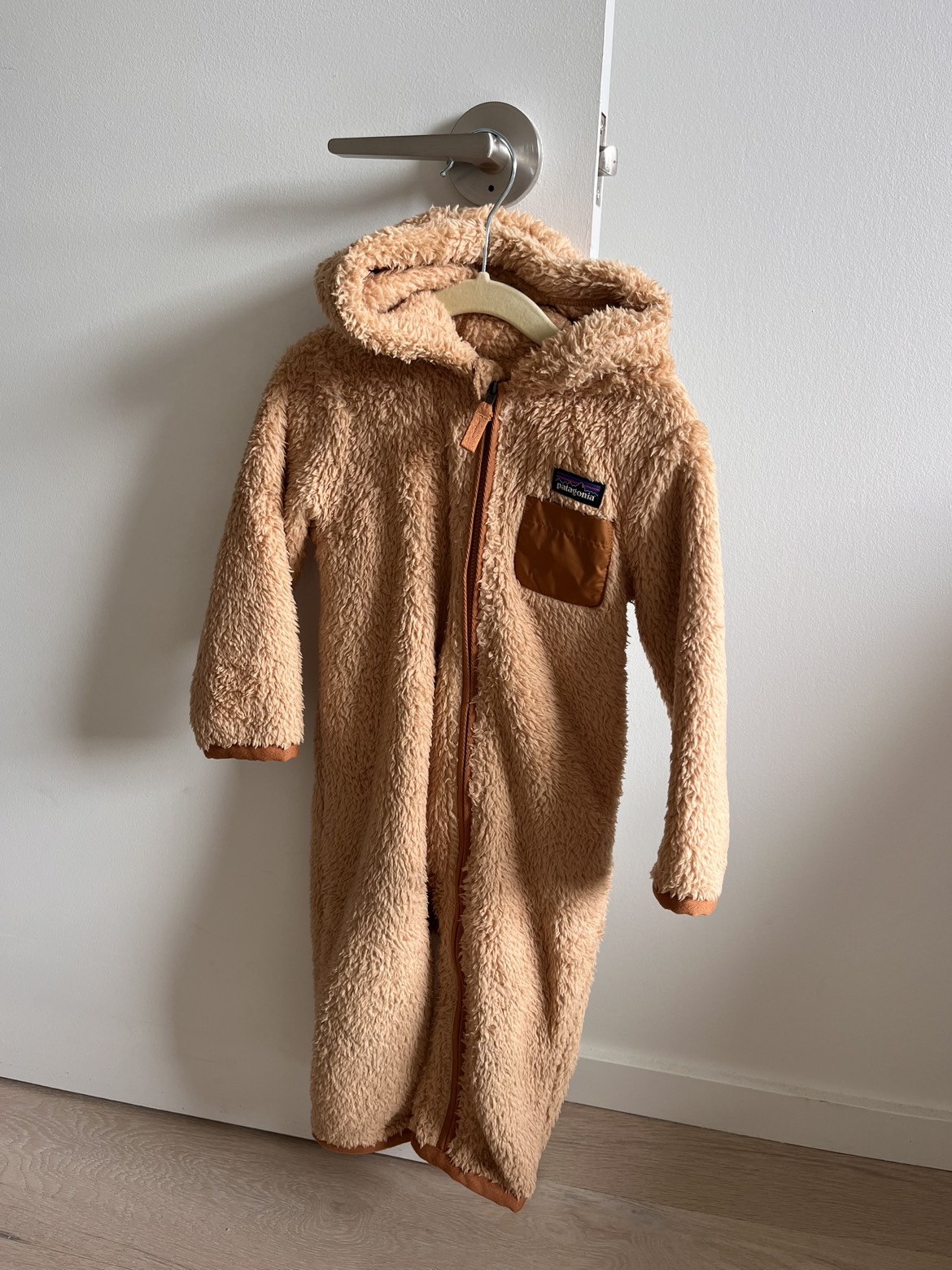 Toddler Patagonia Bunting - zipper fleece with hood (2T) thumbnail