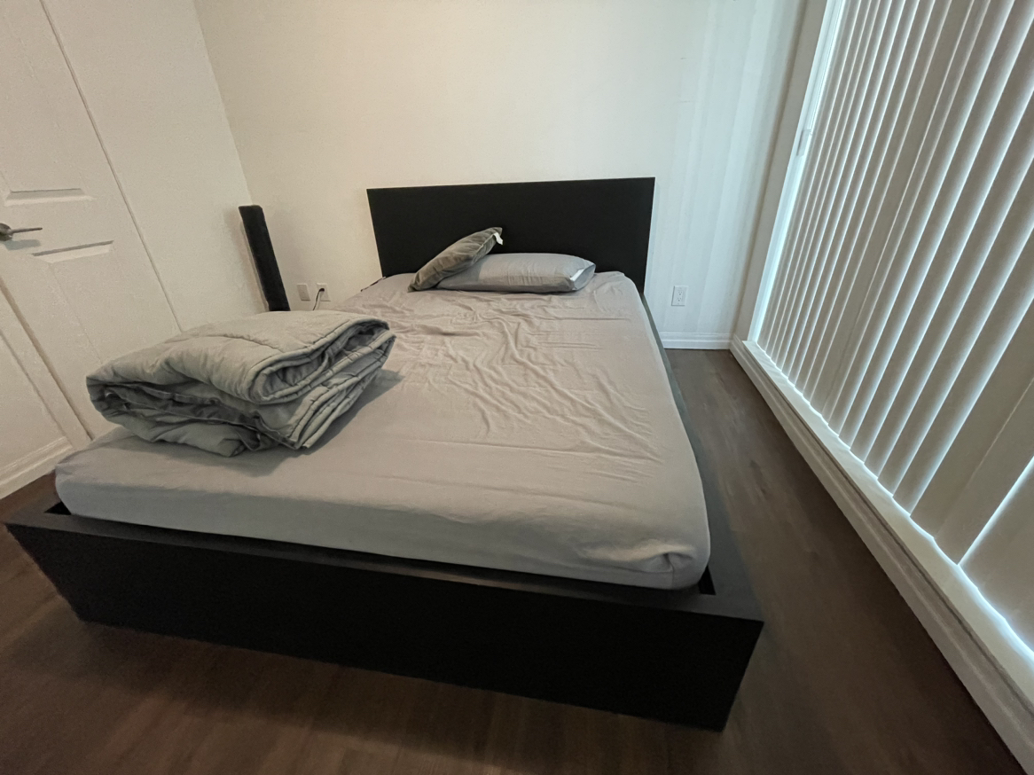 IKEA MALM (Color: Black Brown, Size: Queen) bed frame & mattress - photo 4