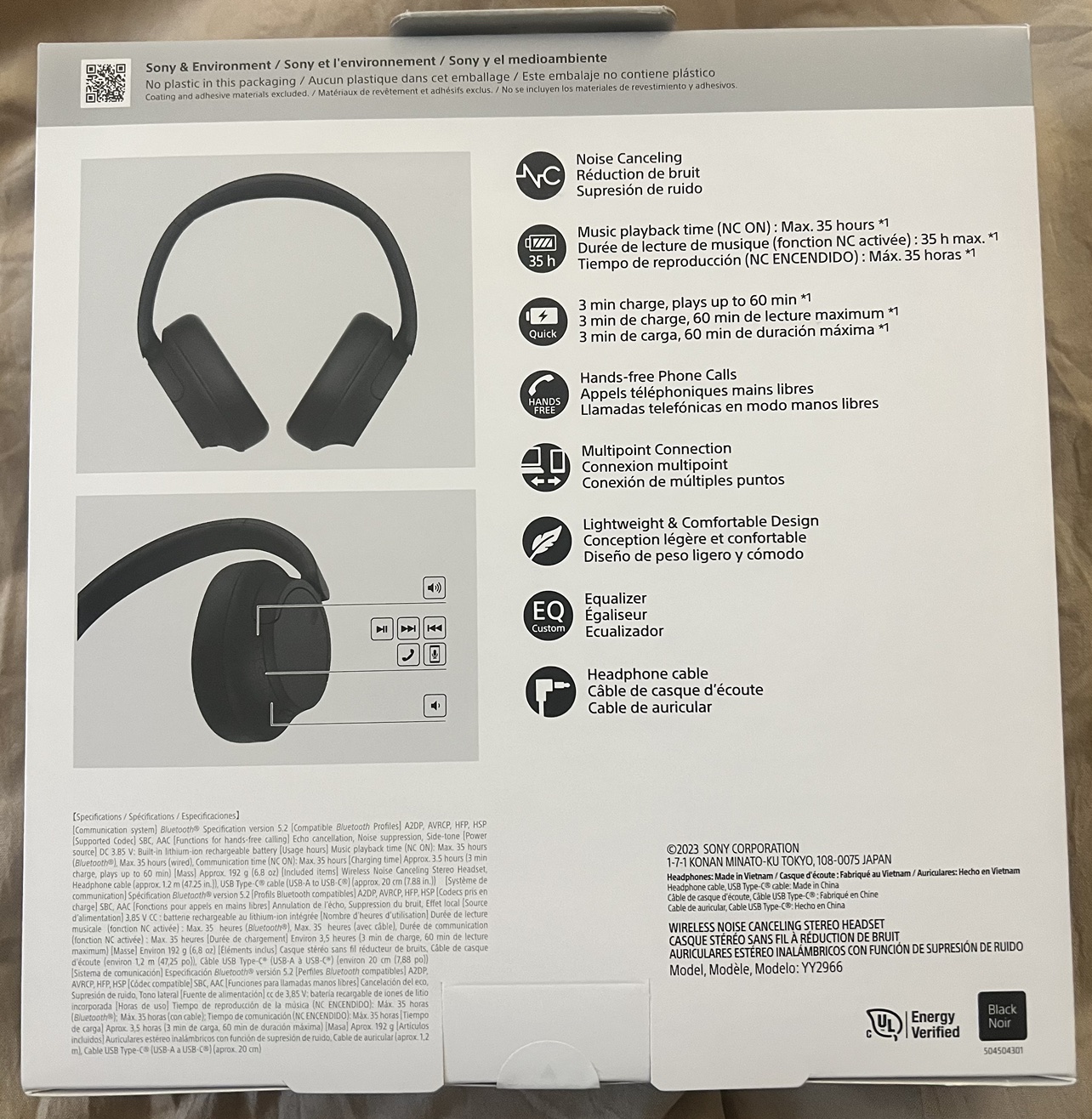 Brand New Sony Wireless Noise Cancelling Headphones - photo 2