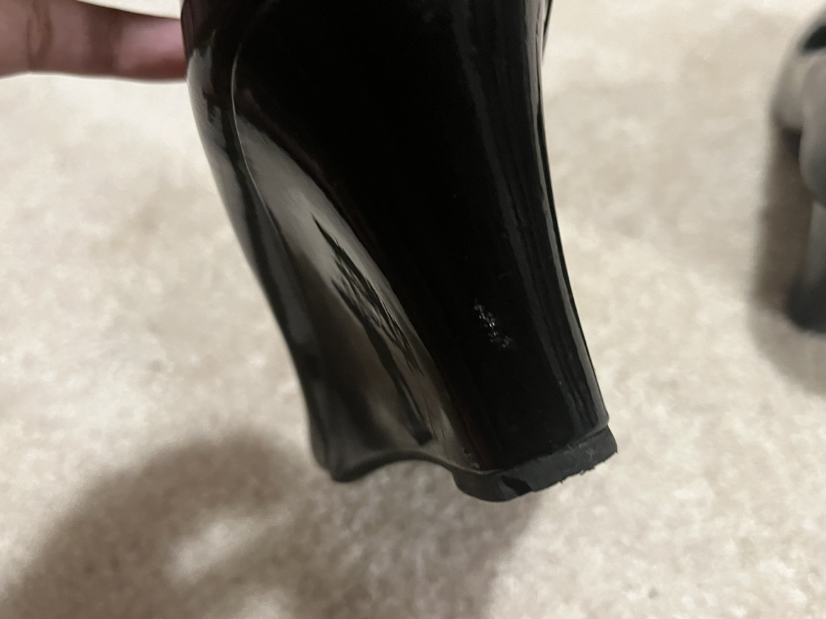 Fioni black wedge heels size 7.5 image indicator(4)
