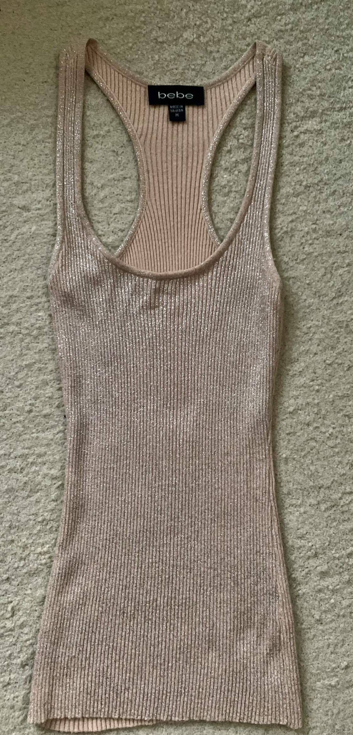 Knit sparkly tank thumbnail