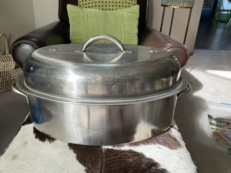 Roasting pan, oval with lid - photo 2