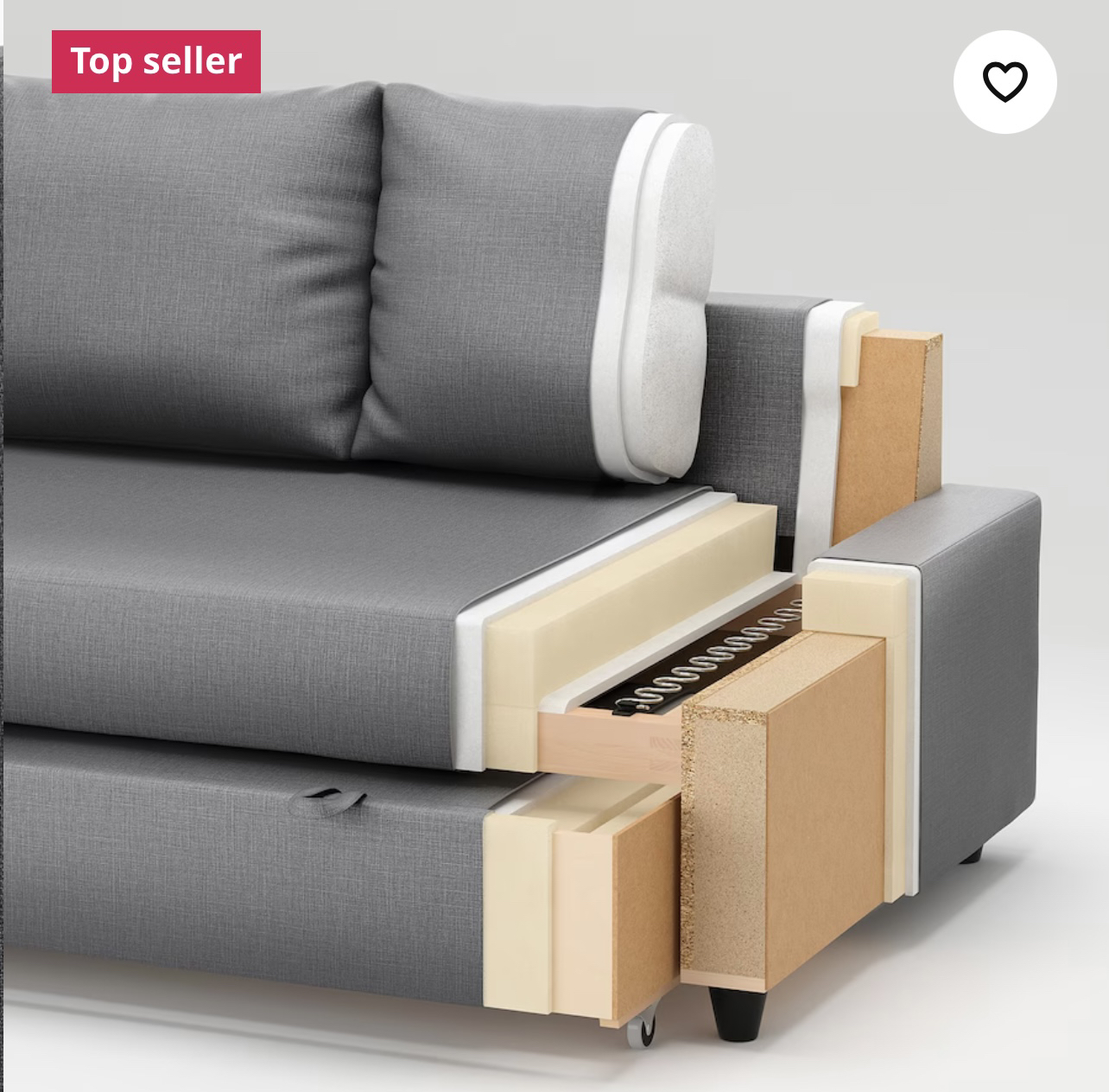Sofa bed with storage - photo 4