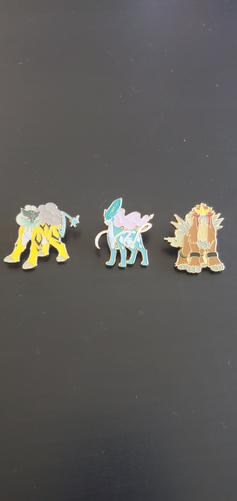 Pokemon Legendary Beasts Pin Set