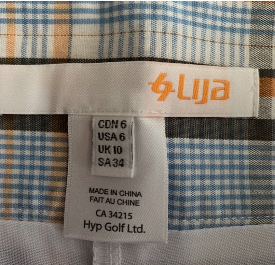 Golf/Tennis Skirt Plaid Sz 6 image indicator(5)