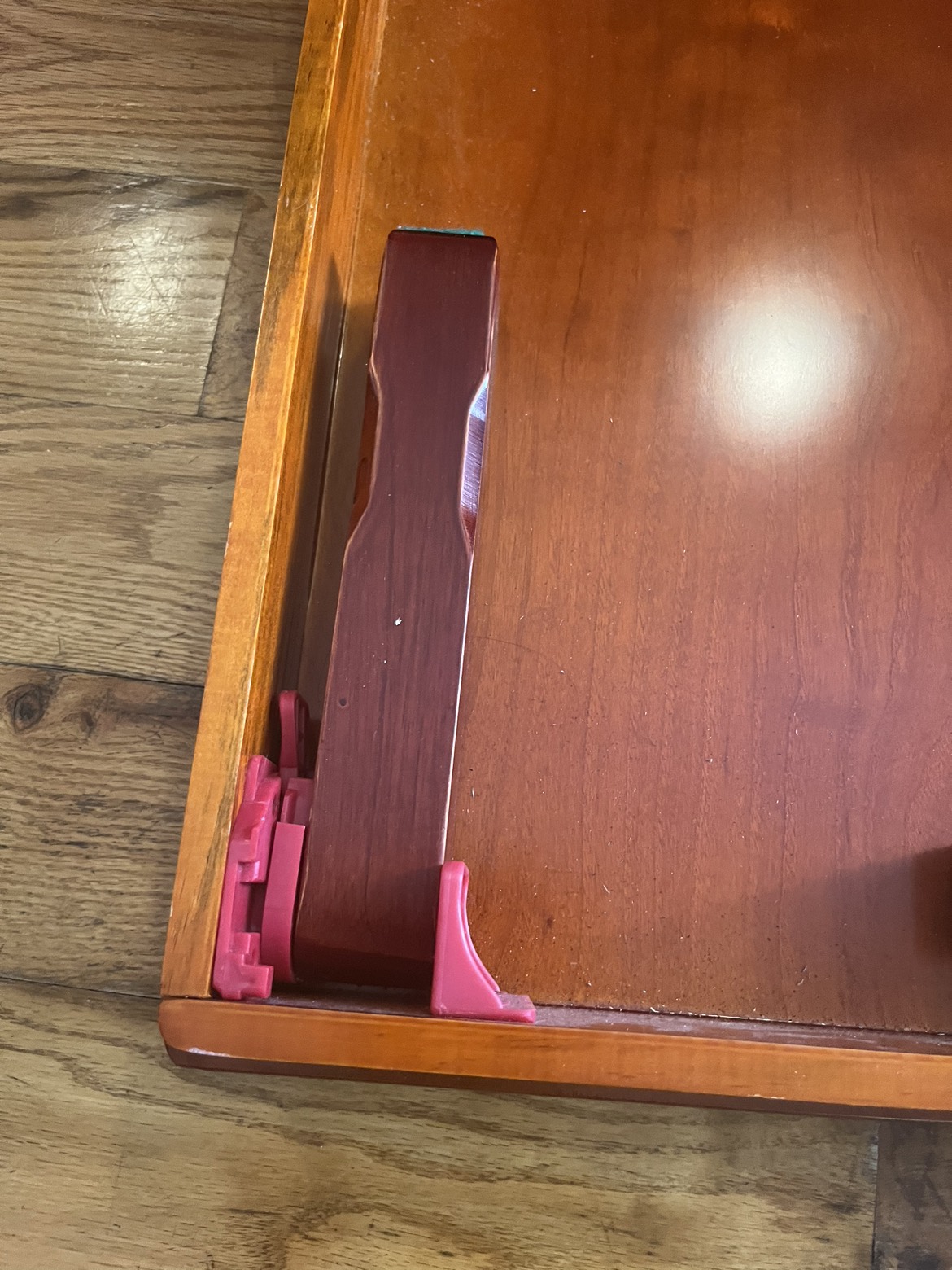 Folding Wooden Korean Tea Table and Cushions - photo 5