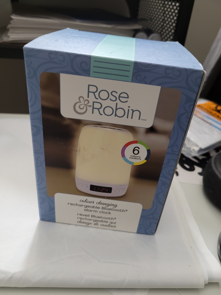 colour changing alarm clock