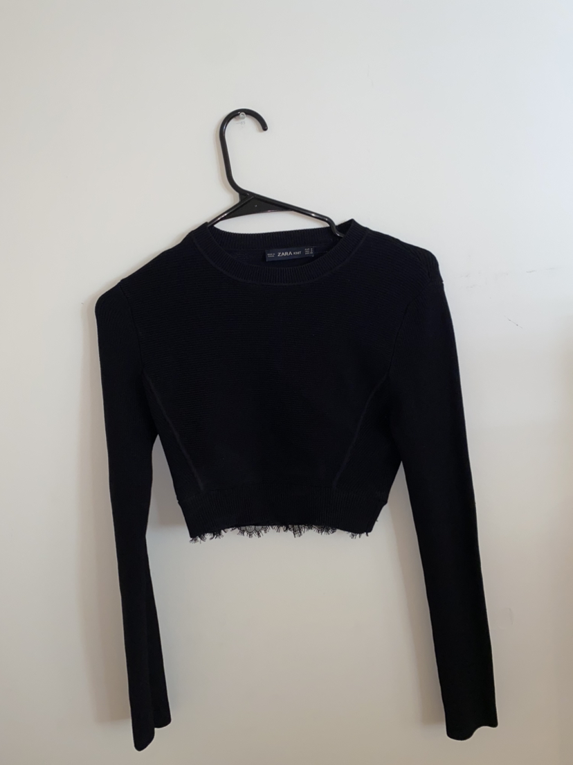 Zara Black Sweater S/XS thumbnail