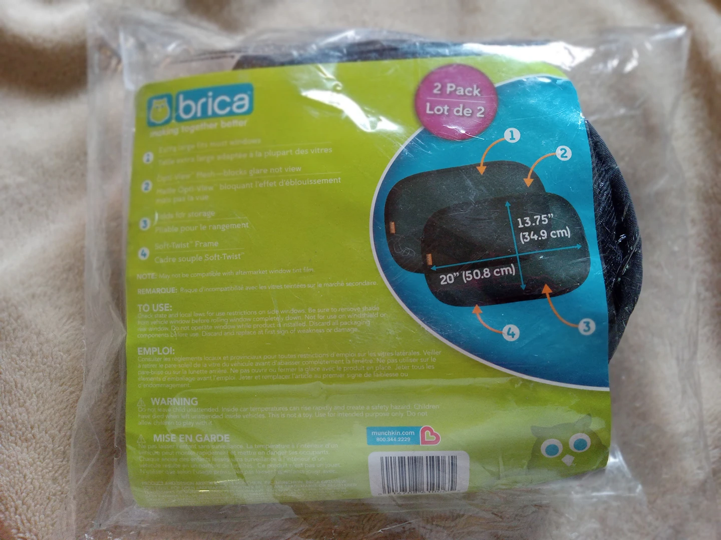 Car Window Shade by "Brica" image indicator(2)