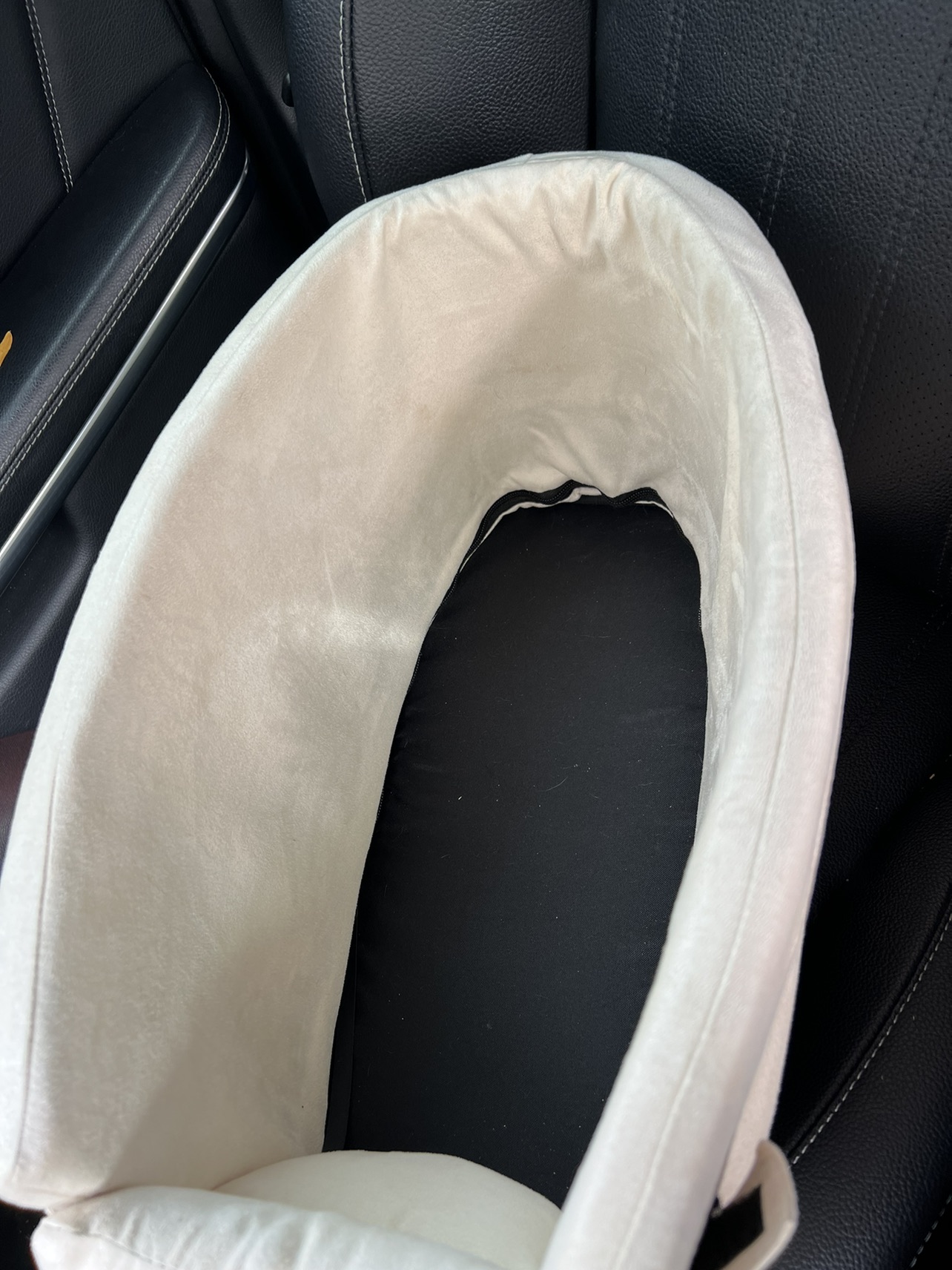 Car console dog seat image indicator(4)