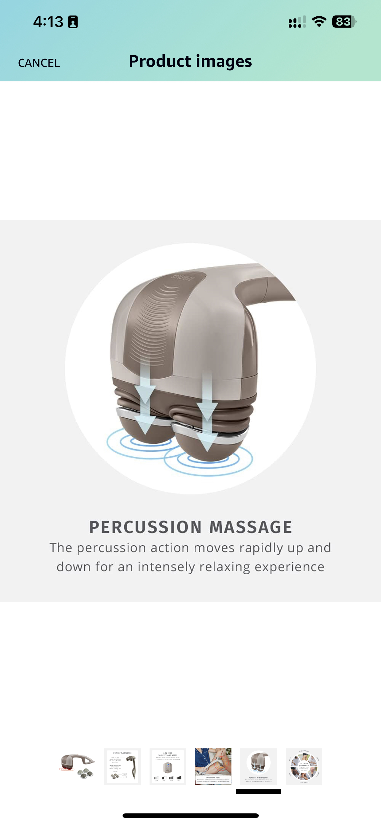 Action Massager with Heat image indicator(5)