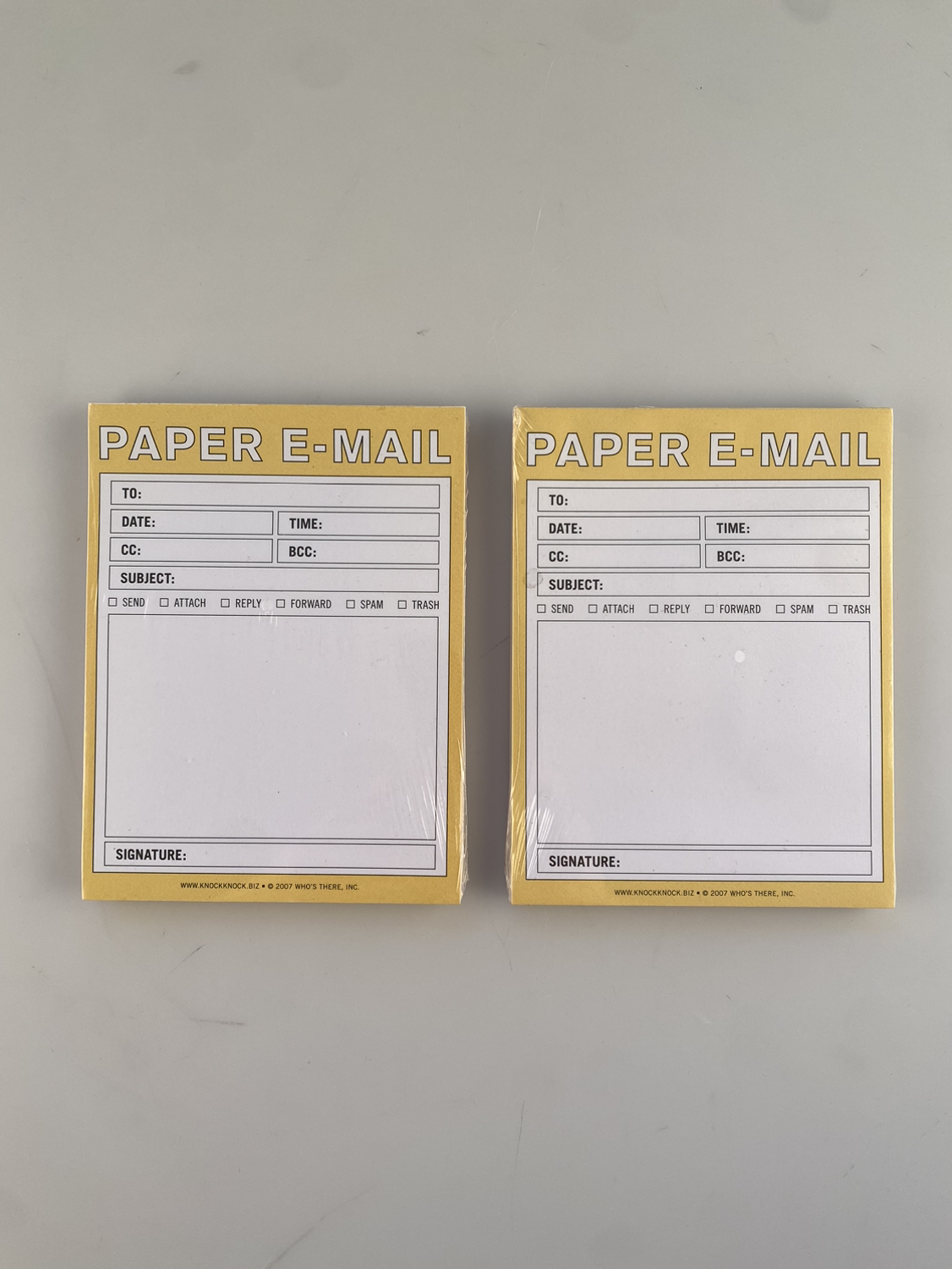 Paper E-Mail Note Nostalgia Nifty Notes by Knock Knock