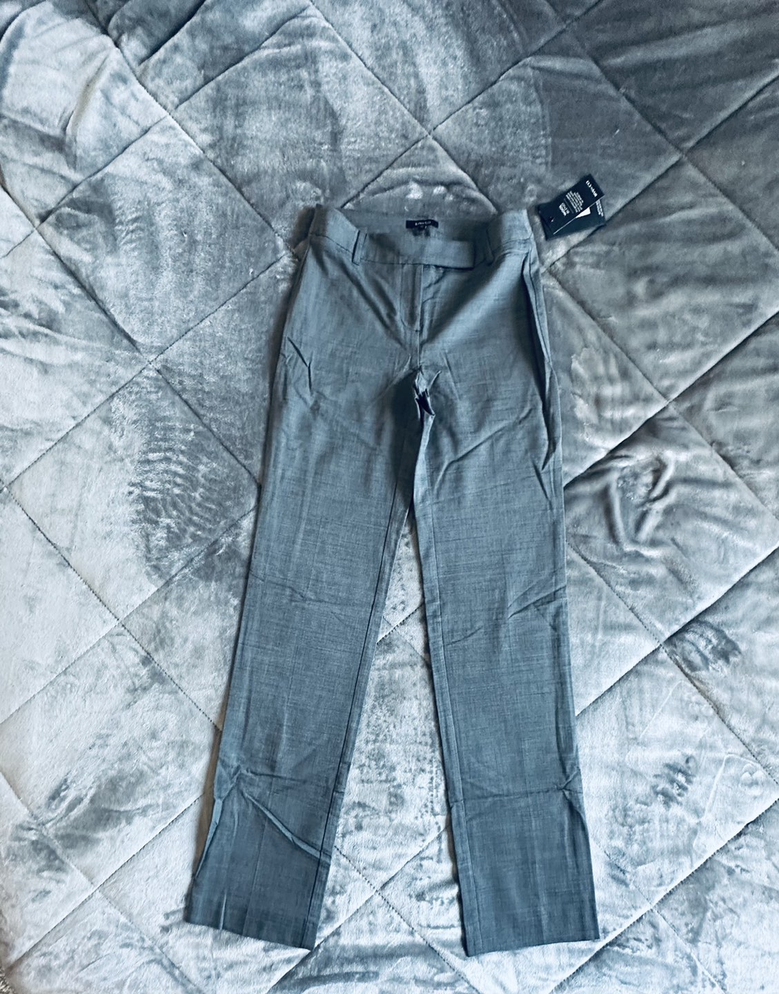 NEW RW&Co Gray Straight Leg Dress Pants Size 00/XS - photo 3