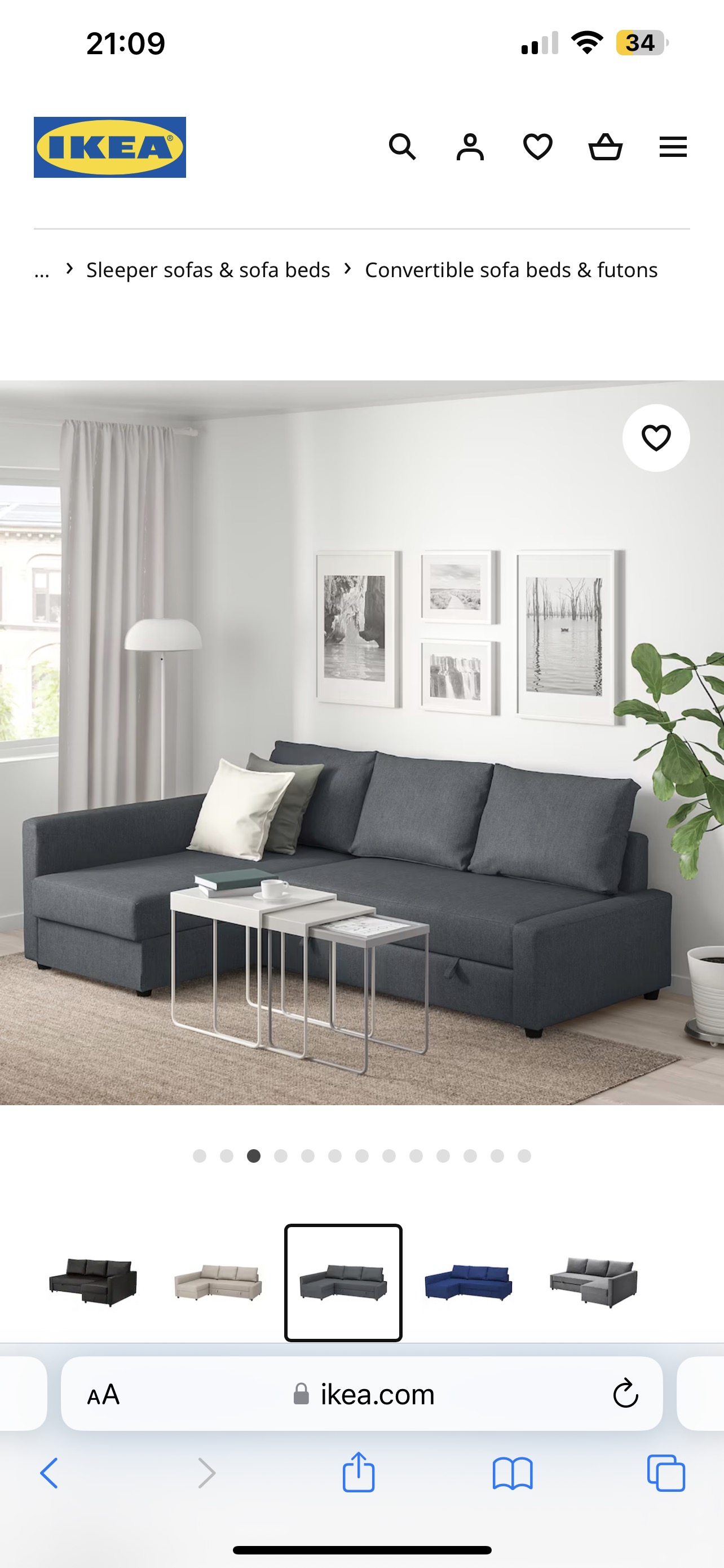 Sofa bed with storage - photo 4