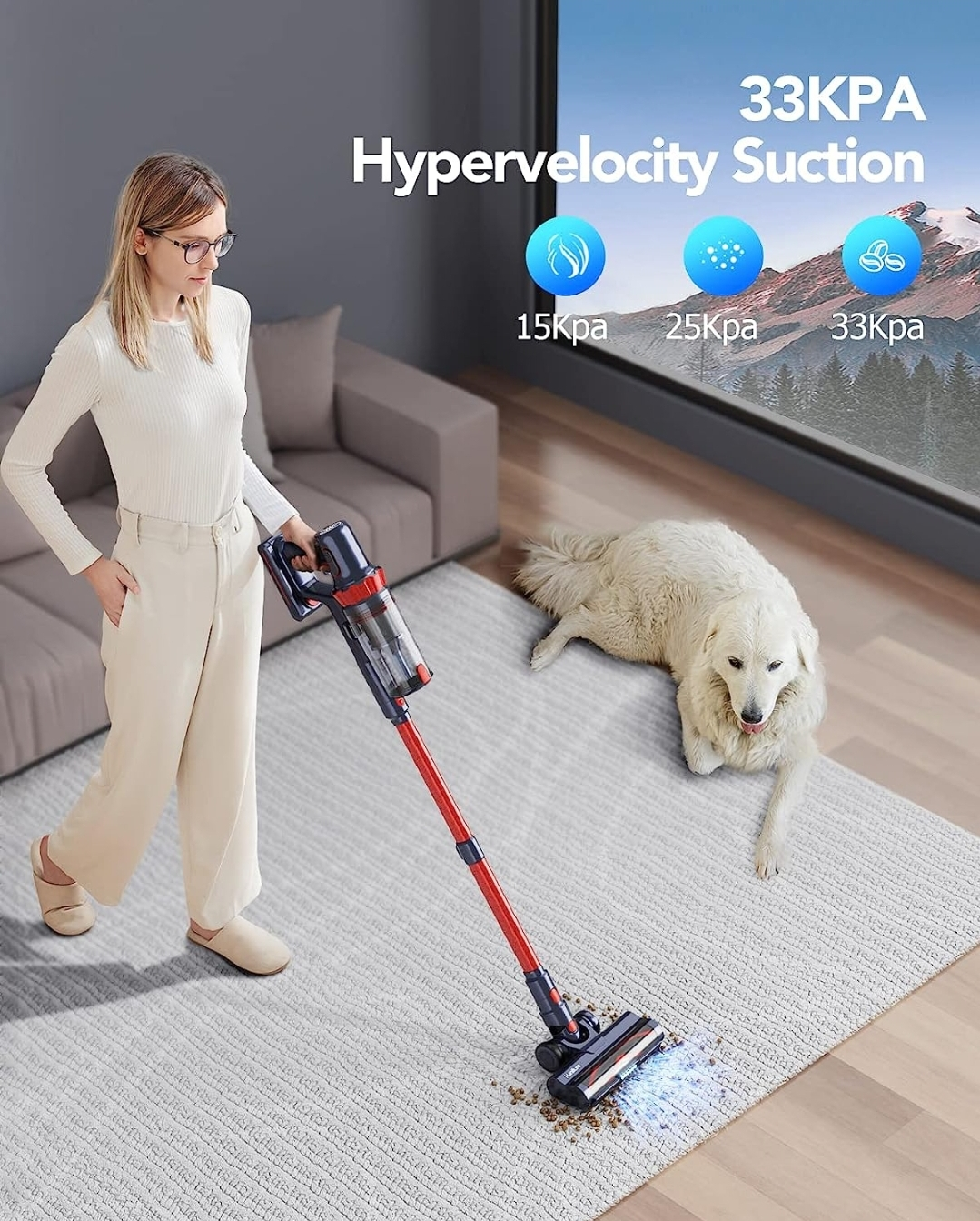 HONITURE S13 Cordless Vacuum Cleaner, Stick Vacuum, Cordless - photo 2