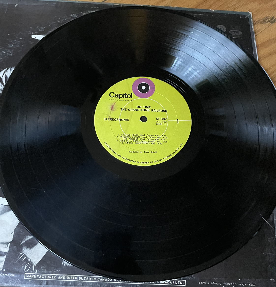 Grand Funk Railroad On Time Vinyl image indicator(4)