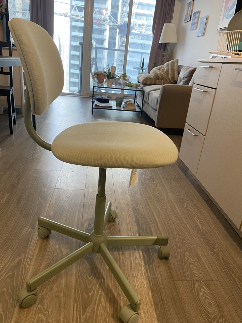 Ikea office chair, light green
